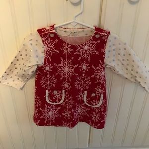 Hatley Baby Mod Snowflake dress